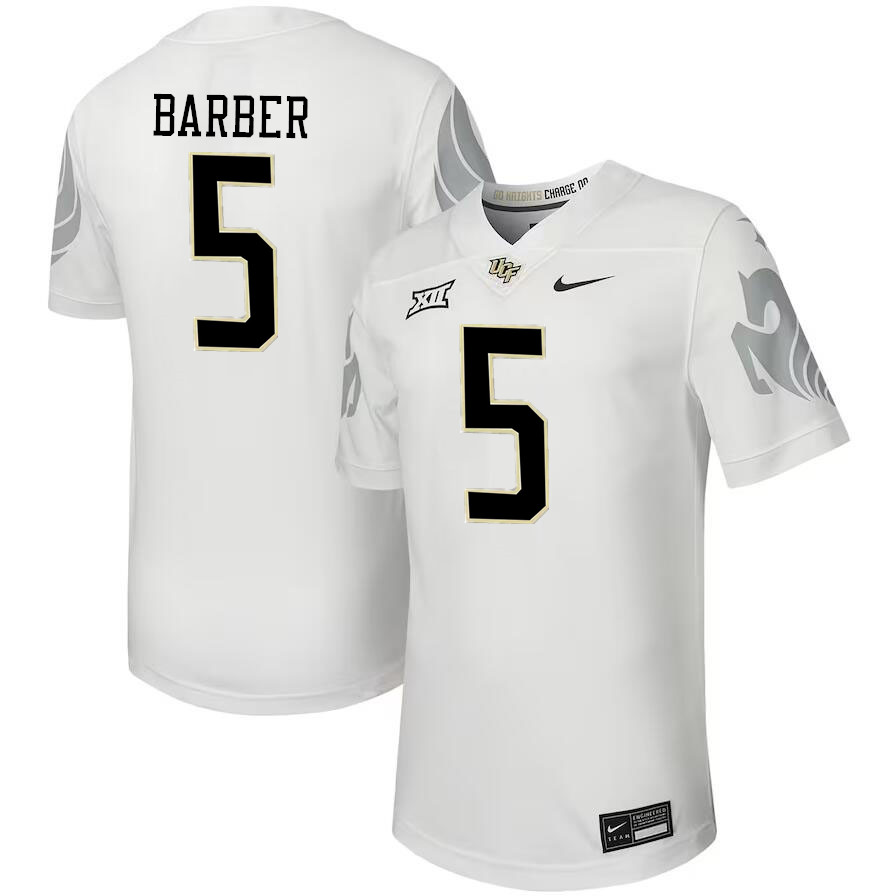 Men #5 Ricky Barber UCF Knights Big 12 Conference College Football Jerseys Stitched-Black